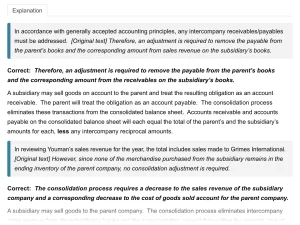 UWorld BAR CPA Review showing answer explanations